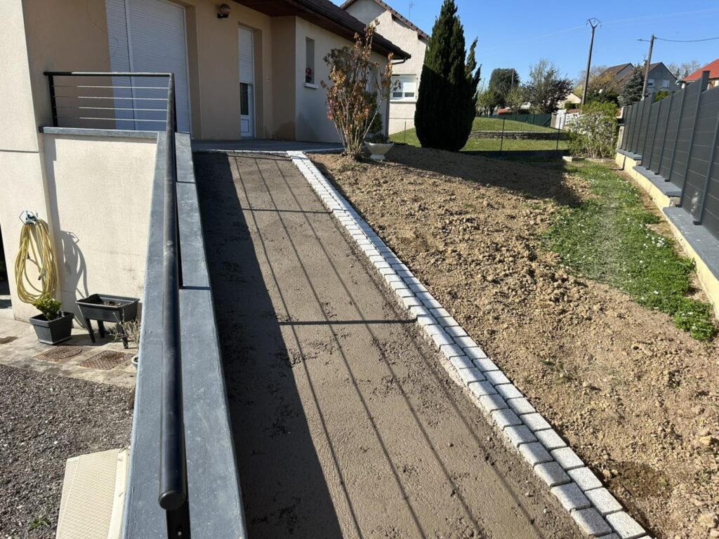 t-p-j.fr - allé de maison en pavé et bêton